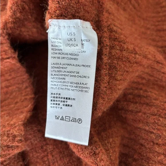 FREE PEOPLE Eucalyptus Oversized Cardigan In Mustard size S - Picture 8 of 16